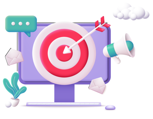 Illustration représentant la digitalisation d'entreprise et le développement web